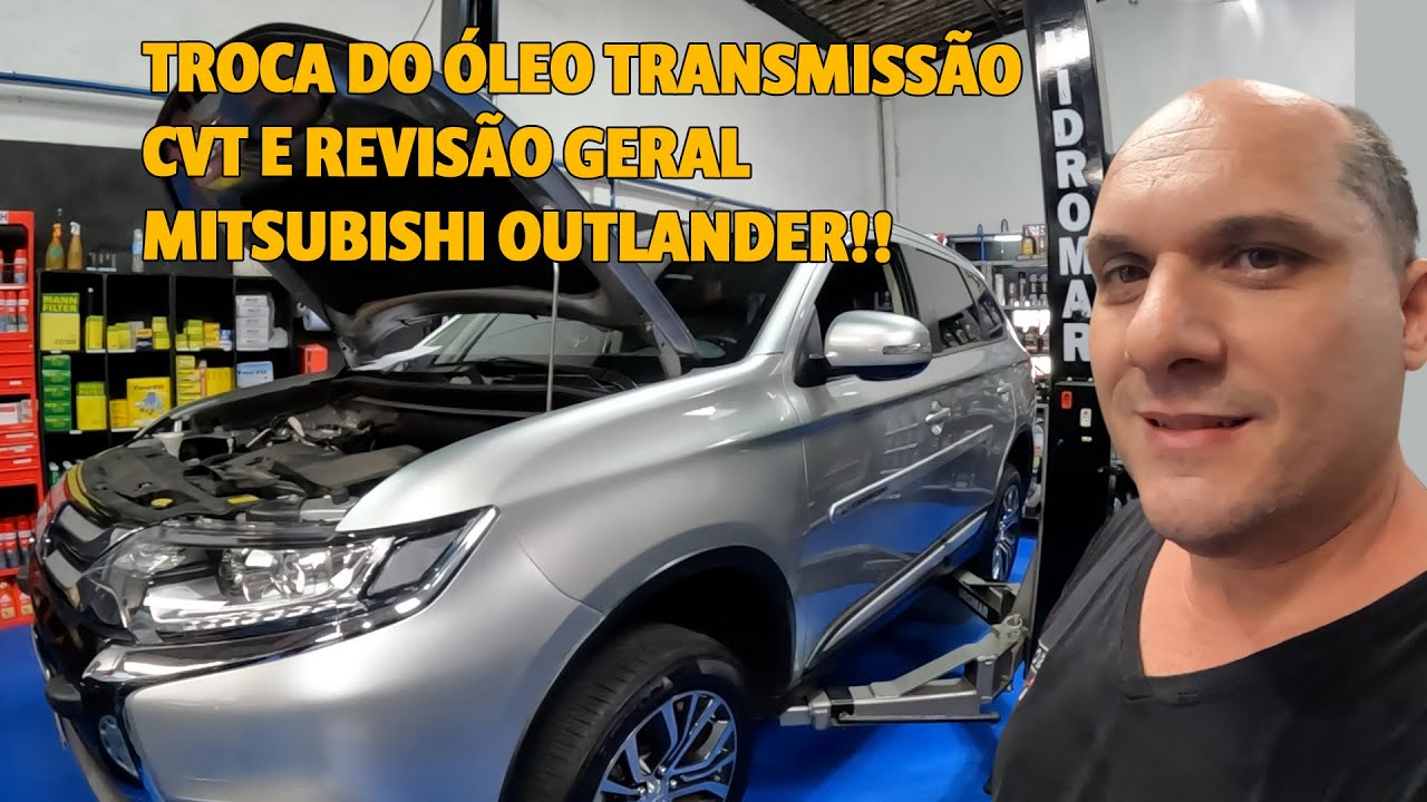 TROCA DO ÓLEO TRANSMISSÃO CVT E REVISÃO GERAL MITSUBISHI OUTLANDER!!