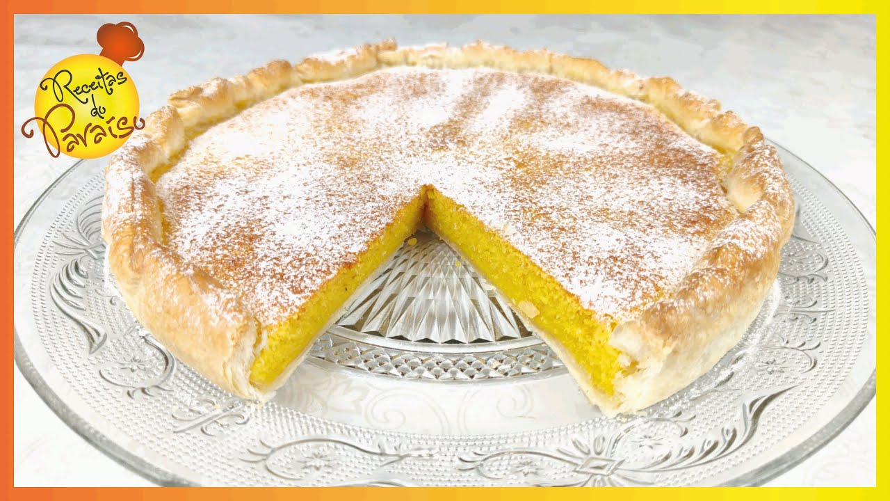 TARTE DE AMÊNDOA / LAMEGO (receita rápida e fácil de fazer) | 🍎  Receitas do Paraíso