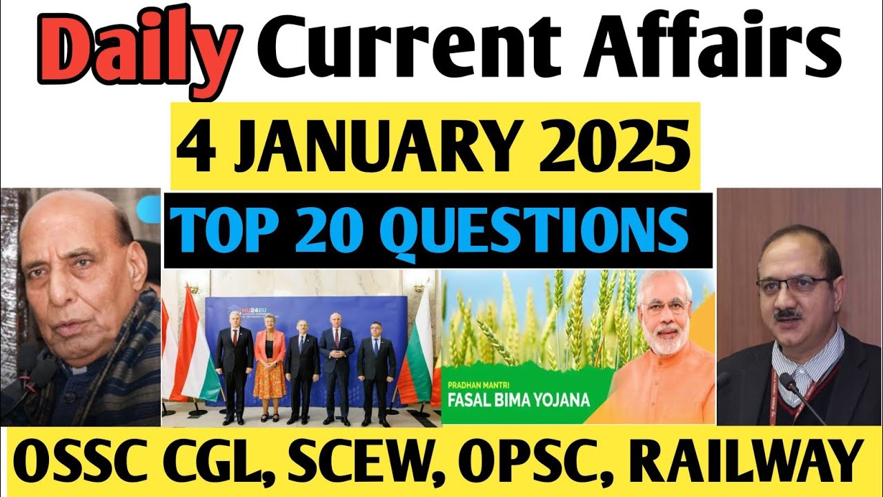 4 January 2025 | Daily Current Affairs | Current Affairs Today ...