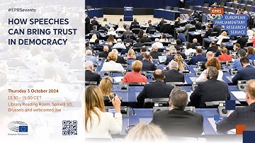 EPRS Book Talk: How speeches can bring trust in democracy