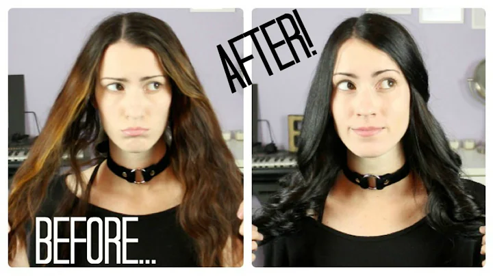 Dying Hair With Ion Color Brilliance 2N Darkest Brown