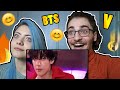 I question my bias Taehyung (BTS V) being ridiculously attractive for 5 minutes straight (Reaction)