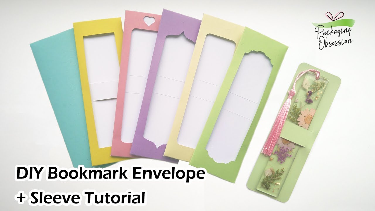 DIY Bookmark Holder Assembly Tutorial  Make the perfect packaging for your  bookmarks! 