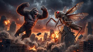 King Kong vs Humanoid Locust | City Turned Black