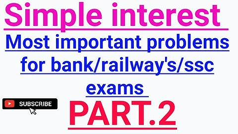 Simple Interest Telugu part 2