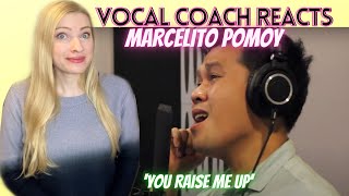 Vocal Coach Reacts: MARCELITO POMOY 'You Raise Me Up'