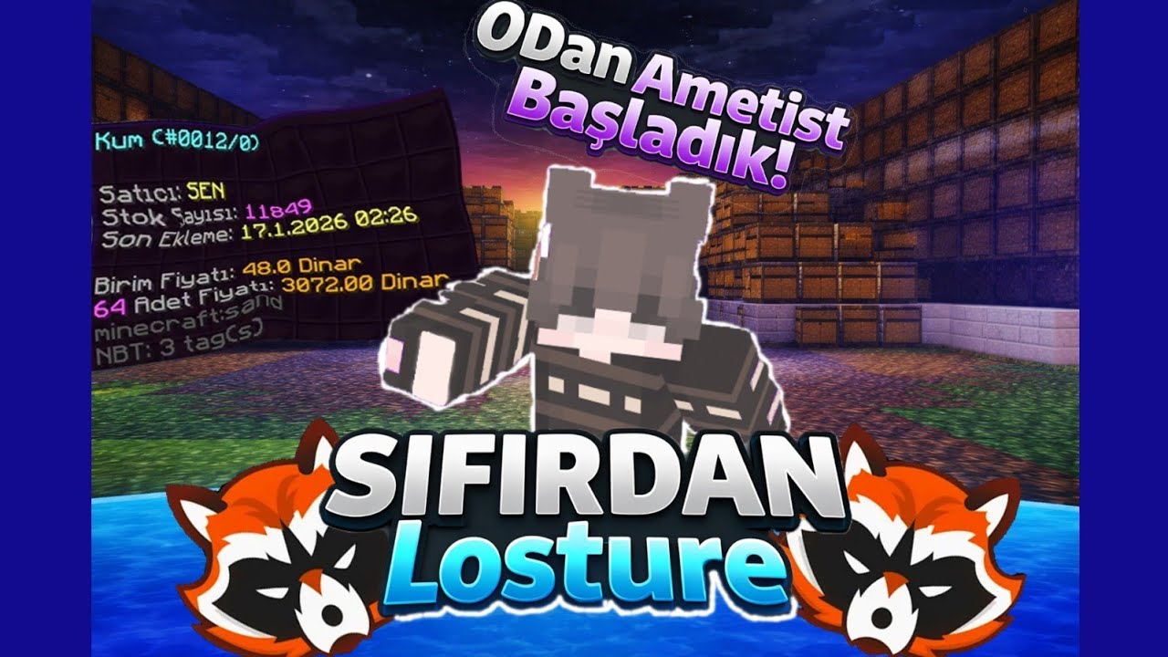Baştan Başlıyoruz! Sıfırdan Ametist #1 | Craftrise Survival Ametist