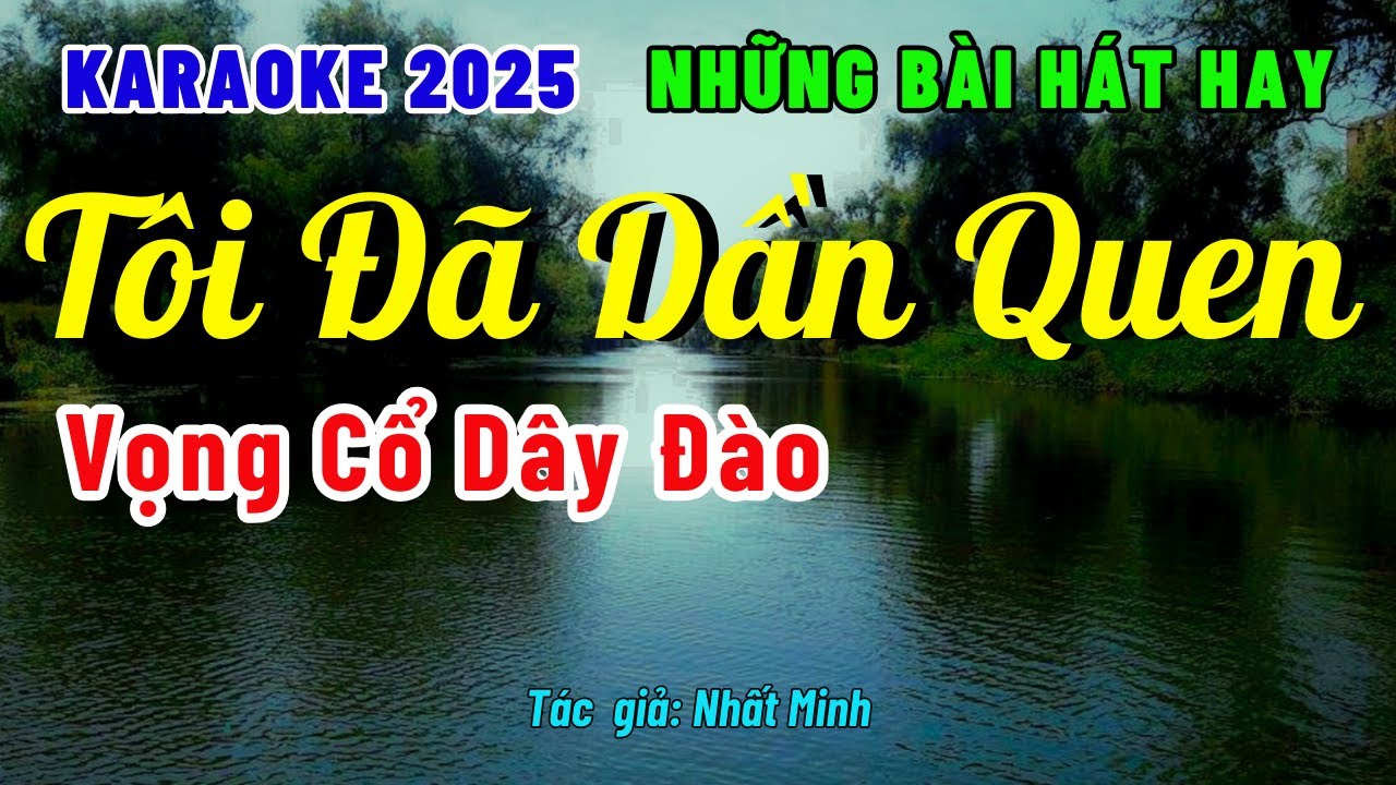 Karaoke Vọng Cổ Tôi Đã Dần Quen Dây Đào | Bài Hát Hay