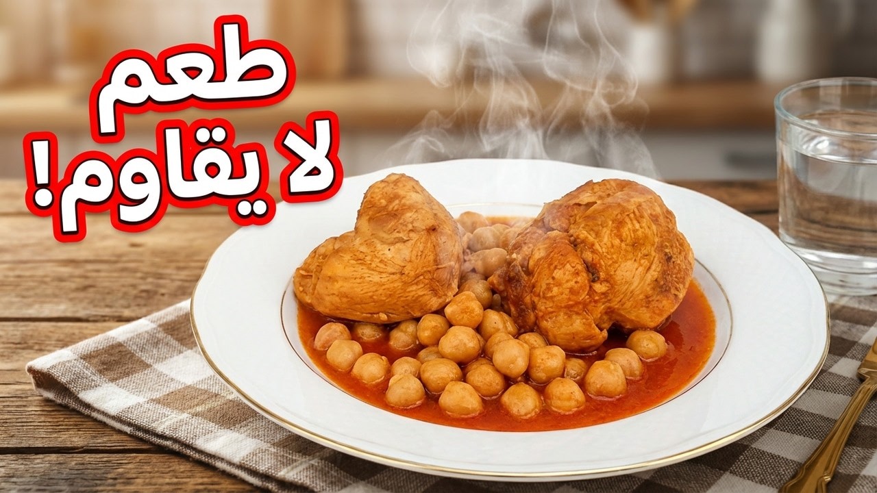 شطيطة دجاج عاصمية على قانيها الوصفة الأصلية اللي تخلي ريحة الدار رمضان!