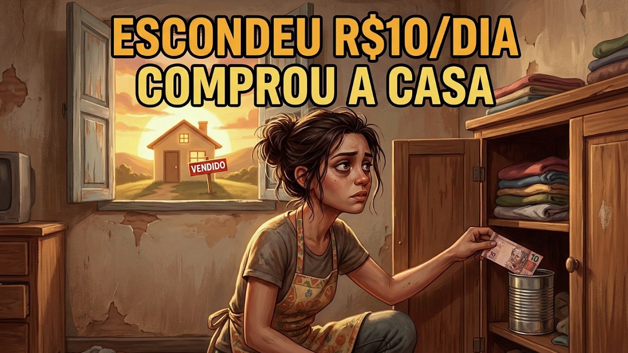 O Segredo: DONA DE CASA escondeu R$ 10 por dia e DEU ENTRADA na Casa Própria