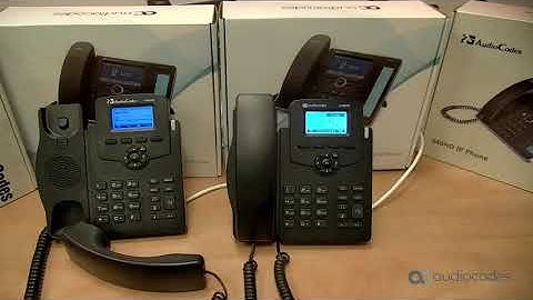 Audiocodes 405HD IP Phone Basic Functions