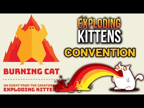 Exploding Kittens Announces 'Burning Cat' Convention