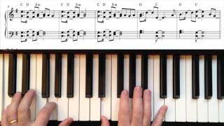 Video thumbnail of ""Ocean Eyes" by Billie Eilish—easy piano arrangement"