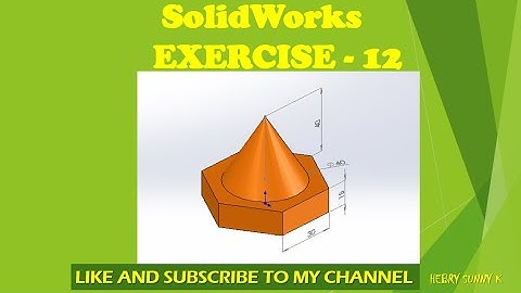 #CAEG #CAED #Solidworks #Orthoraphic views to #Isometric views by Hebry Sunny K
