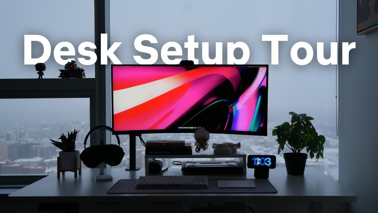 My Minimalist Desk Setup for Maximum Productivity - YouTube