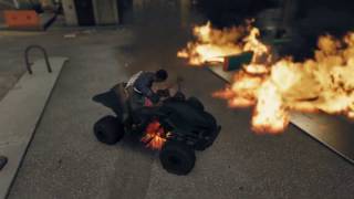 WATCH DOGS 2 CARNAGE ON A QUAD BIKE!!! (IN FIRST PERSON!!)#BIKELIFE