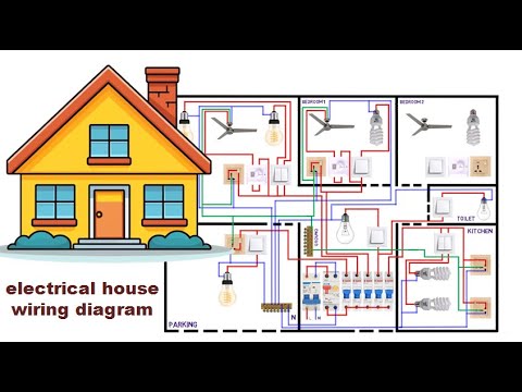 electrical house wiring diagram | SRA Electrical - YouTube