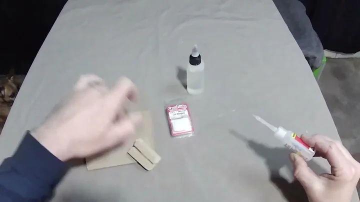 HOW TO INSTALL A CA HINGE IN A RC AIRPLANE CONTROL SURFACE THIN CA GLUE WICKING HINGE GREAT PLANES