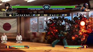 The King of Fighters XIII: Gauge tutorial completed