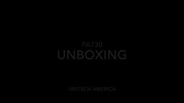 PA730 - Unboxing - Unitech