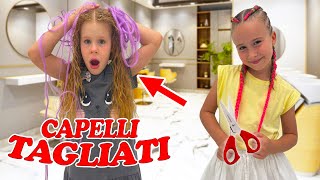 FACCIAMO LE TRECCINE PER LA PRIMA VOLTA MA VANESSA PIANGE E SI TAGLIA TUTTI I CAPELLI 😱😱 screenshot 4