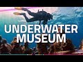Aw underwater museum.