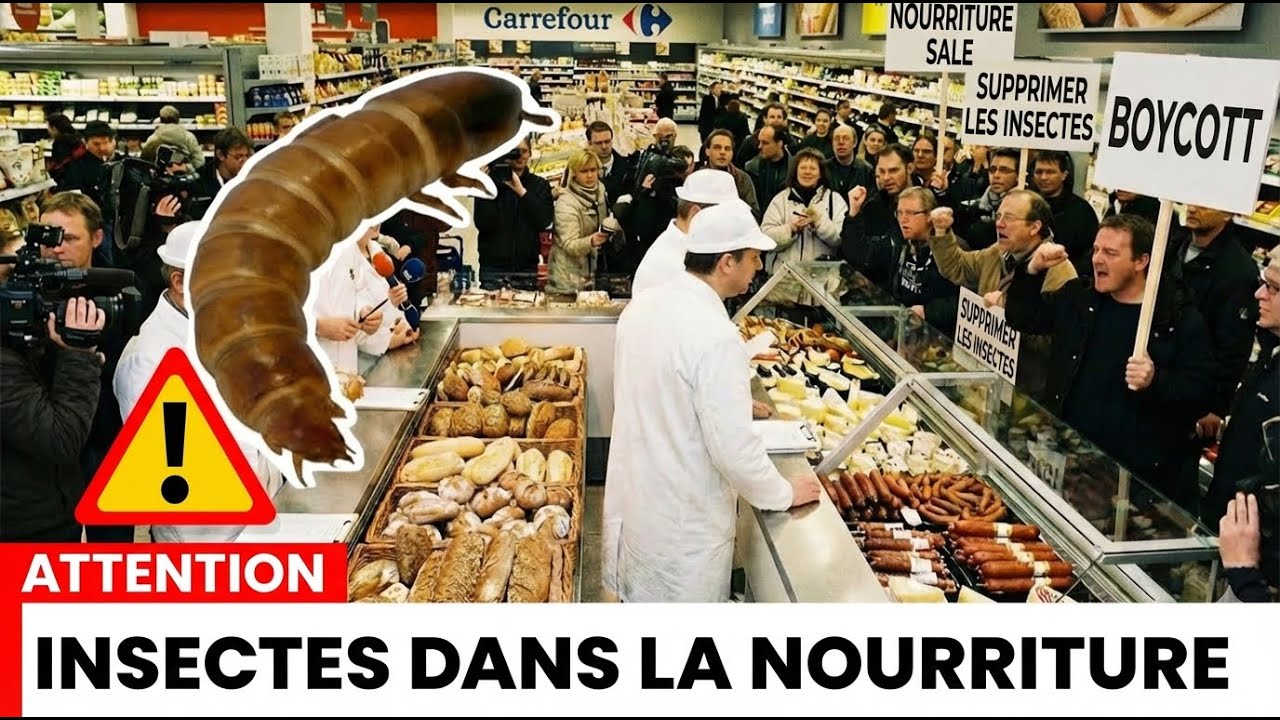 Lidl, Carrefour, Leclerc & Auchan : des insectes dans les aliments –  ingrédients révèlent la vérité