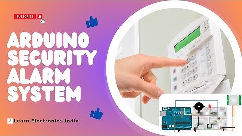 Security Alarm System Prototype Project using TinkerCAD || Arduino Project || TinkerCAD Project