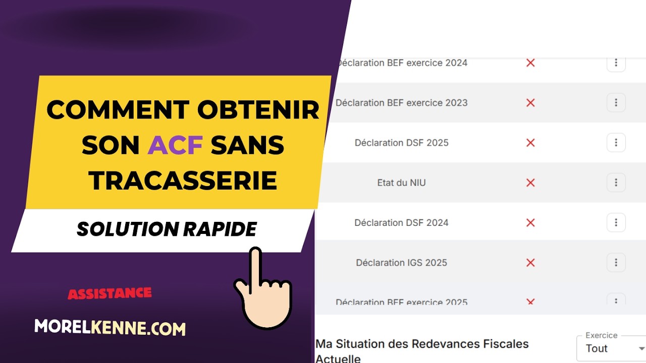 Comment obtenir son ACF au Cameroun : Solution rapide - YouTube
