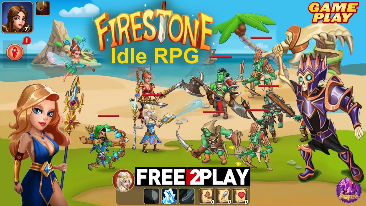 Идл рпг. Файрстоун игра. Idle RPG на ПК. Firestone Idle.