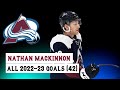 Nathan mackinnon 29 all 42 goals of the 202223 nhl season