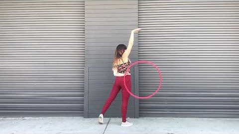 Intermediate Hoop Tutorial: Behind the Back Juggle Toss