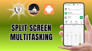 How to Split Screen Multitask on Samsung Galaxy A55 - For Beginners