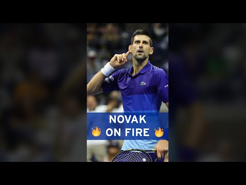 Novak Djokovic on FIRE! 🔥