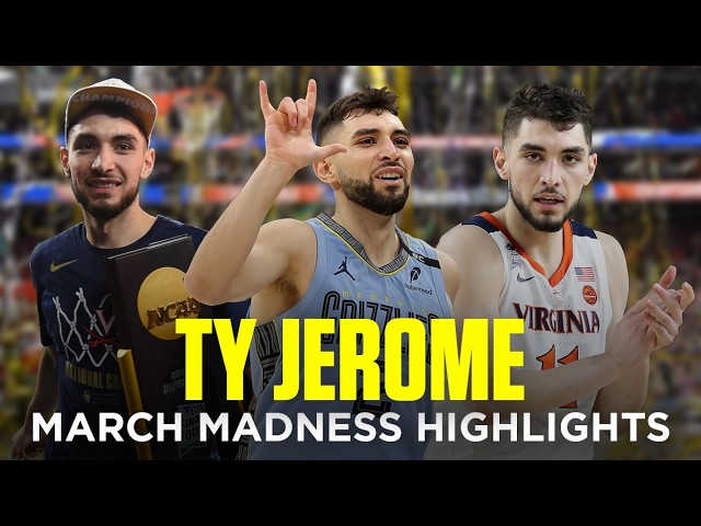 Ty Jerome career March Madness highlights at Virginia