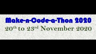 Make-n-Code A Thon 2020 - DAY1