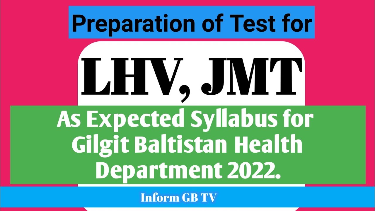 LHV test Preparation . 
