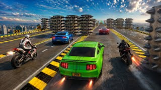 Mega Ramp Car racing,🔥Extreme crashes Epic 3d Gamplay  screenshot 5