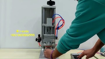 semi automatic table top capping machine for screw cap sealing machinery