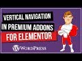 Elementor Vertical Navigation & Vertical Scrolling for FREE