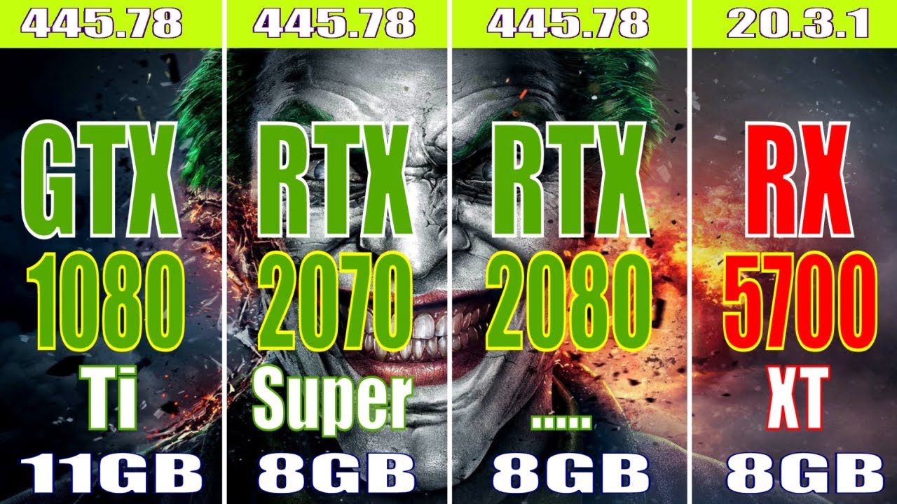 GTX 1080Ti vs RTX 2070 SUPER vs RTX 2080 vs RX 5700XT | NEW DRIVER