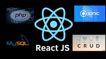 Create, Read, Update, Delete: Ionic 6 CRUD App using React, PHP, and MySQL
