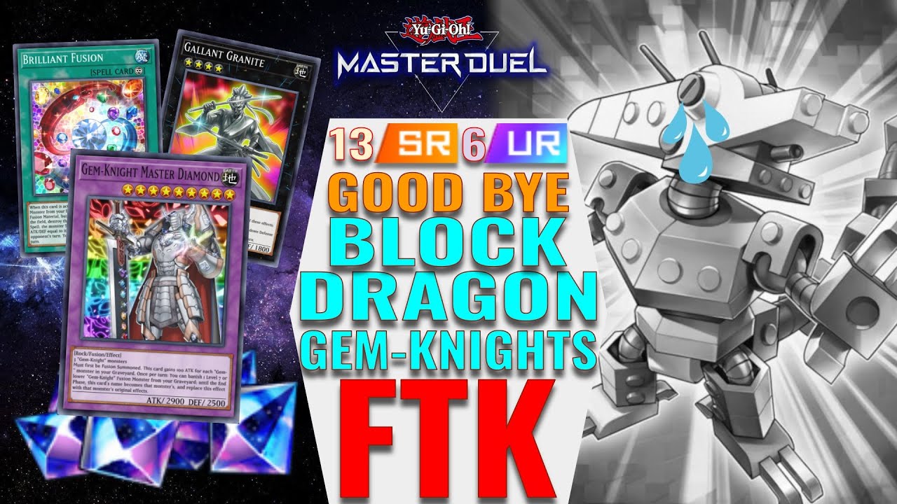 Farewell Block Dragon! GemKnights FTK Tribute to Block Dragon Yu