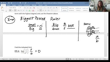Lec 2.2 Infinite Limits (Vertical Asymptotes) and Limits at Infinity (Horizontal Asymptotes Math1325