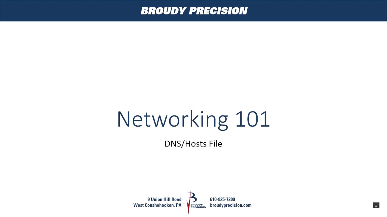 Networking 101 - DNS - YouTube