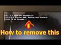 How to remove smart status bad of asus laptop