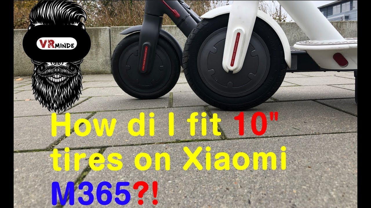A Pair 10-inch Tires Replace Fit For Xiaomi M365/187 Scooter Black Attachments 