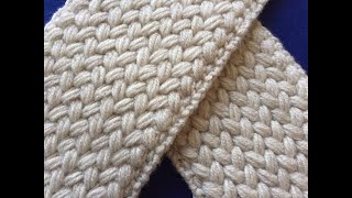 CROCHET SCARF TUTORIAL | ONE ROW REPEAT CROCHET STITCH