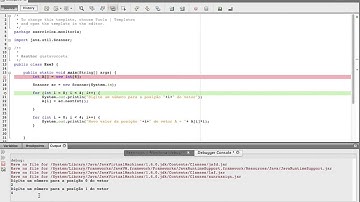 NetBeans - Vetores - Resolução de exercicio 3