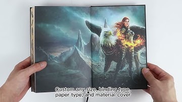 Custom Hardcover Fiction Book Printing | Printed End Pages + Sprayed Edges + Foiled Covers